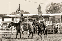 KHSRA Hill City Sponsor Flags and American Flag Presentation Saturday 10-4-2025