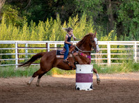 Haley Chase Memorial Barrel Race 7-15-2023 PeeWee