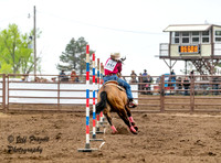 High School Pole Bending Lakin Sunday