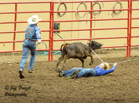 KJHSRA Ribbon Roping 1st Go Thursday State Finals 2025