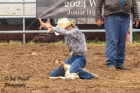 Jr High Girls Goat Tying Dodge City Sunday 2025