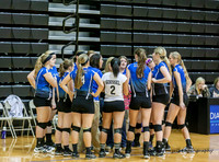 1A Div I and Div II State Volleyball Hays Ks 2015