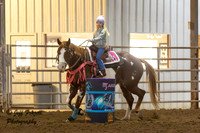 Wildcat Creek Arena Barrel Race Series PeeWee Runs 12-7-2024
