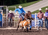 Topeka Saturday Steer Wrestling