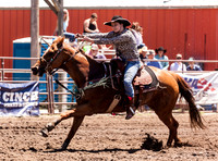 Lakin Rodeo Jr High Barrel Racing 2017