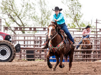 Lakin Rodeo Sunday Jr High Barrel Racing