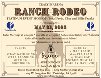 Crazy B Arena Ranch Rodeo 5-31-2025